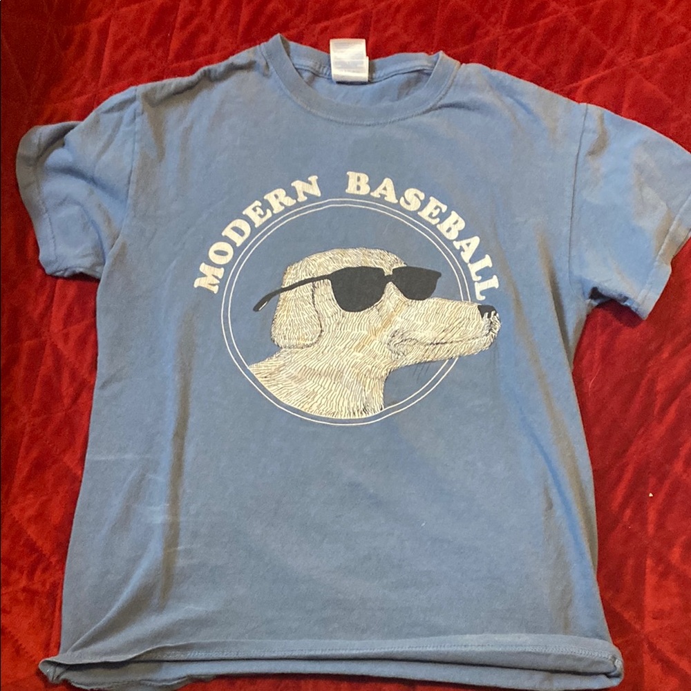 Modern Baseball MOBO dog tee band tee